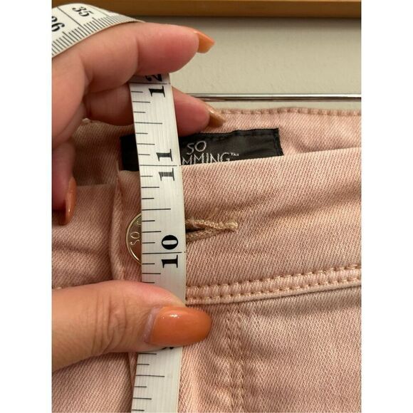 Chico's Cropped Jeans So Slimming Pink size 1 - Picture 6 of 8